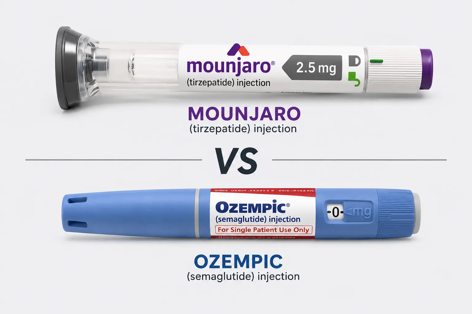 mounjaro vs ozempic